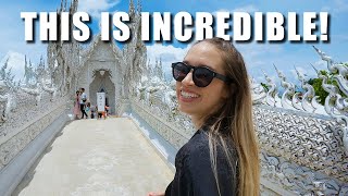 24 Hours in Chiang Rai Thailand 🇹🇭 Wat Rong Khun  White Temple [upl. by Thay]