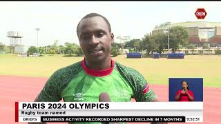 Kenya Sevens Rugby squad to the 2024 Olympic games named [upl. by Arriaet898]