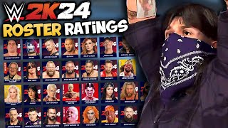 WWE 2K24 Roster Ratings Reveal [upl. by Dola]