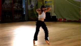 World Dance Olympiad 2012 Bachata Solo Garifova Yuliana [upl. by Romie284]