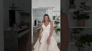 Trying on my wedding dress post partum 👰‍♀️ [upl. by Yesnik]