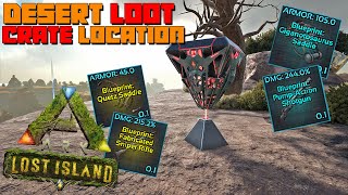 ARK Lost Island  Desert Loot Crate Drops Location NEW Coords 913  715 [upl. by Tim]