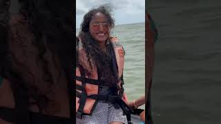 Boating in Mandarmani In search of Vitamin Sea ytshorts viralshorts travel beach newyoutuber [upl. by Mizuki]