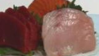 How To Prepare Sashimi  Salmon Tuna amp Yellowtail [upl. by Zeralda]