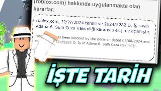 ROBLOX AÇILDI  ÖNEMLİ YENİ GELİŞMELER [upl. by Saihttam]