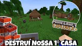 MINECRAFT EXPLORER7  Os PREPARATIVOS para a CONSTRUÇÃO da NOSSA CASA [upl. by Flessel]