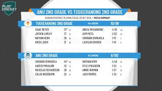 ANU 2nd Grade v Tuggeranong 2nd Grade [upl. by Cassidy880]