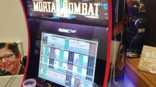 ITS FINALLY HERE Arcade1Up Mortal Kombat Light Up Marquee Review [upl. by Gnus879]