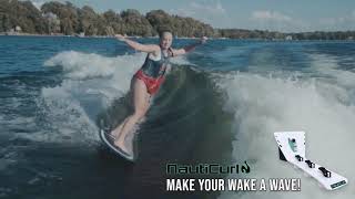 NautiCurl  How to make your wake a Wakesurf Wave Engineered Wake Shaper Surf Gate [upl. by Ditzel986]