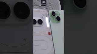 Nothing phone 2a vs iPhone 15 plus midrange vs flagship smartphone shortvideo shortsviraltrando [upl. by Anelej]