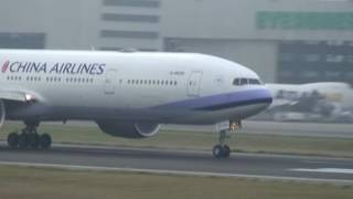 中華航空 China Airlines 777309ERB18005 CI517 桃園TPE→北京PEK takeoff [upl. by Eyatnod]