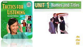 Unit 1 Names and Titles  Tactics for Listening Basic [upl. by Alah]