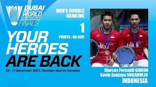 DAFTAR PEMAIN YANG BERMAIN DI DUBAI WORLD SUPERSERIES FINALS 2017 [upl. by Silra]