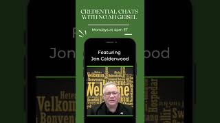 AACRAO Credentials Chat  Jon Calderwood [upl. by Berwick476]