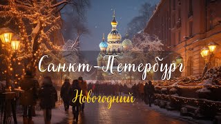 НОВОГОДНИЙ САНКТПЕТЕРБУРГ 2022 г Прогулка по заснеженному городу 4K [upl. by Tally606]