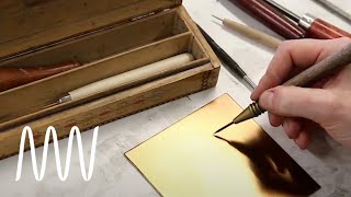 How to make an etching  National Museums Liverpool [upl. by Nomyar477]