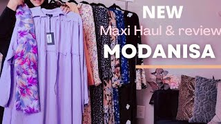 Modanisa maxi haul 2022 under 20 reviews maxi dress haul haulmodanisa [upl. by Oab]