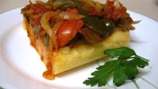 Receta Polenta Con Verduras Salteadas Una Delicia [upl. by Bamby]