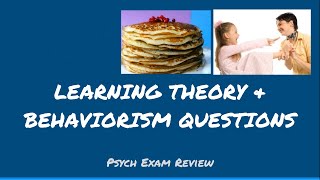 Psychology Review Questions  Learning Theory amp Behaviorism [upl. by Sandstrom]