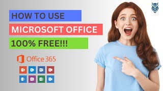 HOW TO LEGALLY USE MICROSOFT OFFICE FOR FREE [upl. by Nomyaw]