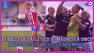 🇪🇺 EL ATLÉTICO DE MADRID SE DESPIDE DE CHAMPIONS  FRACASO Y DERROTA DOLOROSA ANTE ROSENBORG [upl. by Annovad704]