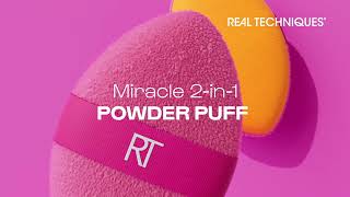 Real Techniques Miracle 2in1 Powder Puff [upl. by Wagshul]