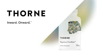 Magnesium CitraMate Supplement  Thorne [upl. by Chrisse237]