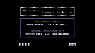 Krabat Intro 3 by Krabat C64 Intro 1987 [upl. by Josefina962]