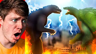 GODZILLA vs GAMERA the FIGHT Reaction [upl. by Sivert]