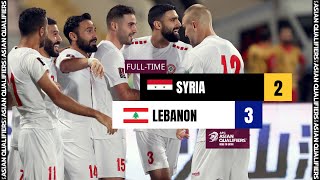 AsianQualifiers  Group A  Syria 2  3 Lebanon [upl. by Sonya147]