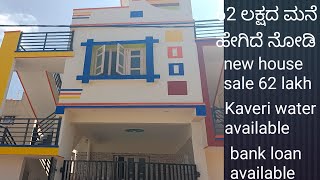 62 ಲಕ್ಷದ ಮನೆ ಹೇಗಿದೆ ನೋಡಿ new house sale 62 lakh Magadi Road Bangalore property master 7892278544 [upl. by Kenon]