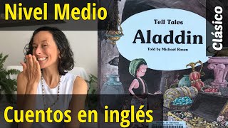 ✅ INGLÉS por NIVELES 👉 ALADDIN 👉 Audiolibro Aladino y la lámpara maravillosa [upl. by Doralynne]