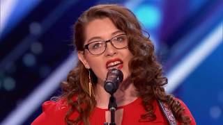 top 4 Mandy Harvey songs talent Deaf Singer [upl. by Ahsitram364]