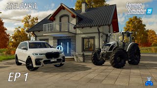 NAJBOLJŠI ZAČETEK DO SEDAJ  Farming Simulator 22  Zielonka  Epizoda 1 [upl. by Atwood]