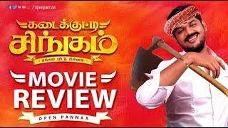 Kadaikutty Singam movie review by Vj Abishek  Open Pannaa [upl. by Anilatac]