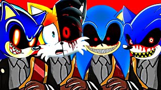 Monster SonicEXE vs TailsEXE  Coffin Dance Song Cover [upl. by Aikin]