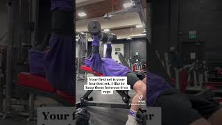 Top sets back off sets EXPLAINED bodybuilding fitness workout [upl. by Awuhsoj]