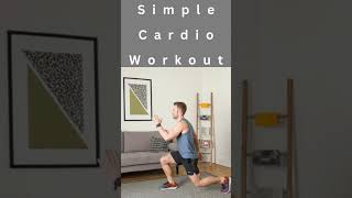 Simple Cardio WorkoutEasy cardio exercisesNo equipment cardio [upl. by Eidac]