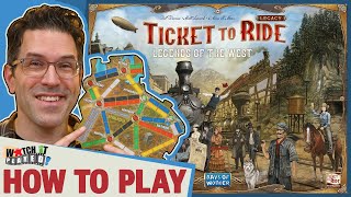 Ticket To Ride Legacy Legends Of The West  How To Play [upl. by Raman]