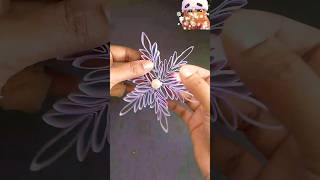 Wow Christmas snowflake shorts ytshort viralvideo trending christmas origami creativekomal10 [upl. by Walling]