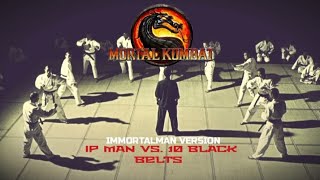 Ip Man vs 10 Black Belts EPIC FIGHT SCENE w Mortal Kombat style narration Movie  CLIP 1080P [upl. by Adnalahs]