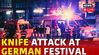 Knife Attack In Germany News LIVE  German Festival In Solingen  Three Dead Several Wounded  N18G [upl. by Amil]