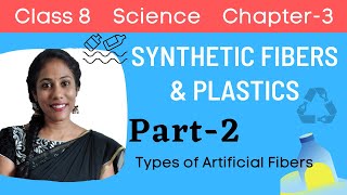 Synthetic Fibers and Plastics Class 8 Science Part2 [upl. by Tarrsus547]