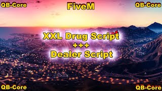 FiveM Server erstellen QbCore  XXL Drug Script  Dealer Script [upl. by Ekeiram442]