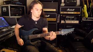 Buried Realm  quotAsphyxiations Lullabyquot Teemu Mäntysaari Guitar Playthrough [upl. by Leasi]