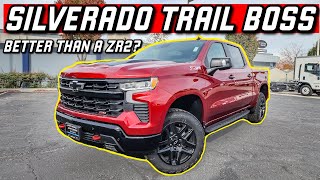 SHOULD you BUY a 2024 Chevy SILVERADO LT TRAIL BOSS over a SILVERADO ZR2 Quick LOOK amp Walkaround [upl. by Winwaloe]