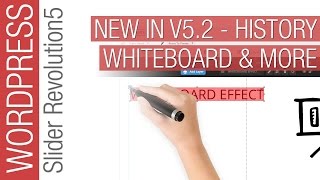 Whats New in Slider Revolution 52  Whiteboard Animation History amp More [upl. by Llednyl227]