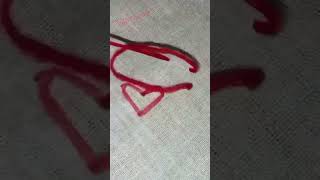 Beautiful Heart Design hand embroidery [upl. by Dlabihcra217]