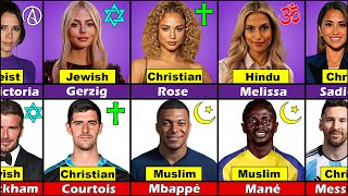 Religion Comparison Famous Footballers and Their WivesGirlfriends 🔥😱 FT Messi and Antonela [upl. by Adama549]