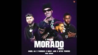 J Balvin  Morado Remix  Anuel AA Myke Towers Farruko Nicky Jam Cipiran [upl. by Monika932]